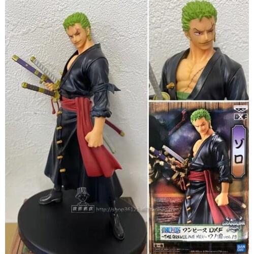 Presale Original Banpresto One Piece OP DXF Roronoa Zoro Action Figure Toys Anime Figurals Brinquedos Collection