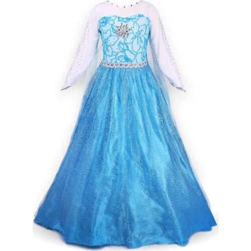 Princess cartoons Dress for Girls Clothing Cosplay Costume Princess Dress for Wedding Birthday Party Clothes