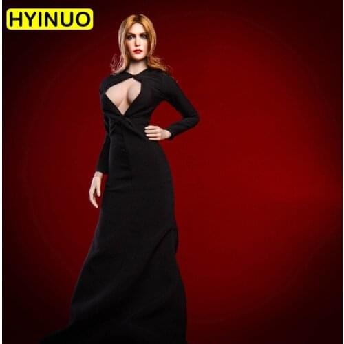 3 Models 1/6 Scale Female Sexy Evening Dress Dress Long Dress Clothes Suit Clothes Clothing Set For 12" Figure Female Body Doll