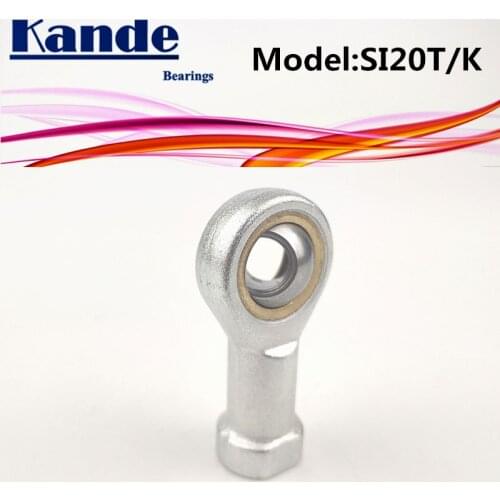 Kande Bearings PHSA20 PHSAL20 SI20T/K SI20 SI20LT/K SI20L SI20T 1pc Rod End Bearing M20 SI20T SIL20T