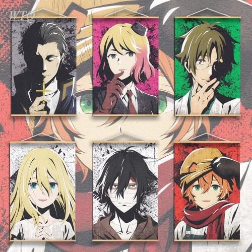 Angels of Death HD Print Anime Posters Canvas Painting Wall Decor Retro Poster Wall Art Picture for Living Room Decor Home Decor