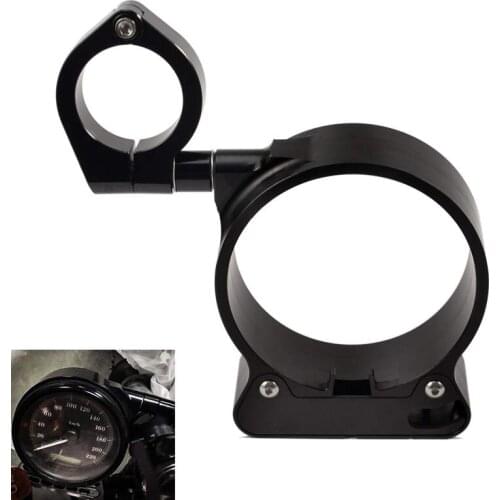 Adjustment Side Mount Speedometer Relocation Odometer Mounting Bracket Comatible for Harley Sportster XL 883 1200 1988-2014