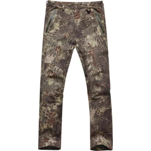 TAD Military Camo Shark Skin Tactical Pants Waterproof Men Outdoor Sport Trousers Hunting Tactical Pants Hiking Camping Pants