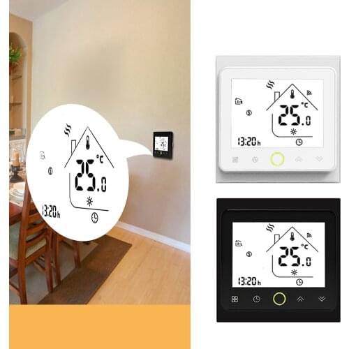 Smart Thermostat Temperature Controller for Water/Electric floor Heating Water/Gas Boiler Works with Alexa Google Home