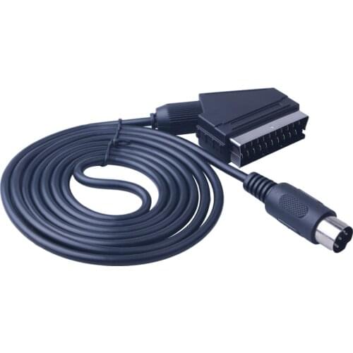 V-pin RGB Scart cable For Sega Megadrive 1 Genesis 1 Master System 1 RGB AV Scart Cable Replacement Cables