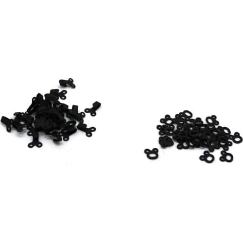 100pcs hook and eyes for craft trouser hook small Metal buckle sewing accessory