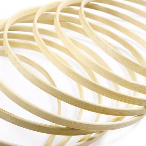 13 Pcs Dream Catcher Ring Round Bamboo Hoop Fan Frame DIY Craft Tools Dream Catcher Making Circles for Photopgraph Props