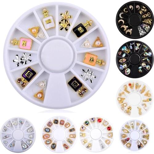 3D Colorful Glass Rhinestones Nail Decoration Manicure DIY Jewelry Accessory