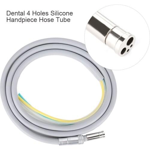 4 Holes Handpiece Hose Tube with Connector Dental High Speed Handpiece Dentistry Tools
