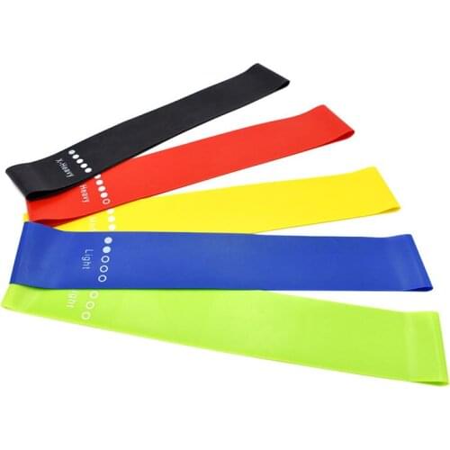 5pcs Resistance Bands Mini Yoga Elastic Sport Bands for Fitness Tape Expander fitness Latex Gym Equipment Home Resistance Band