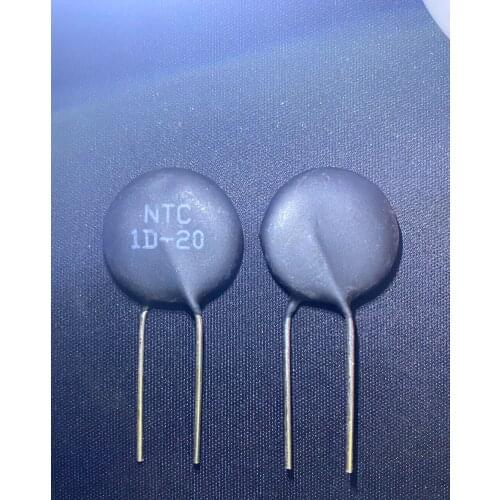 50pcs / lot NTC thermistor 1D-20 NTC1D-20 1R diameter 20mm MF72 negative temperature coefficient NEW Original free shipping