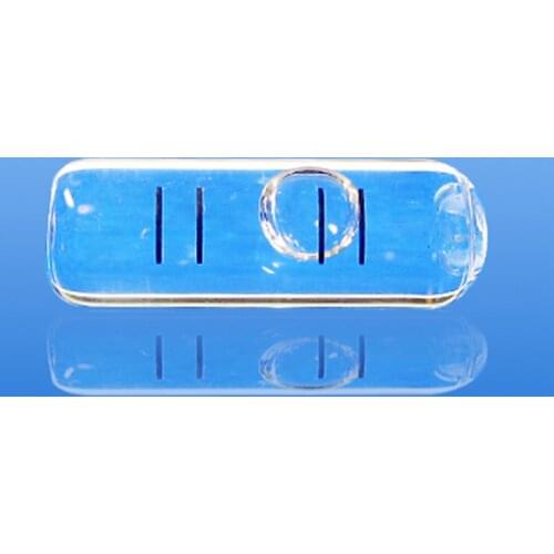 8*23mm 8'/2mm Glass bubble level Tools for Balancing equipment Bubble Spirit Level Total Station blisters