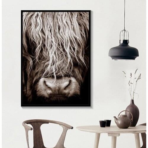 Black White Highland Cow 5d diy Diamond Painting full drill animal yak bull Diamond embroidery sale diamond mosaic home decor
