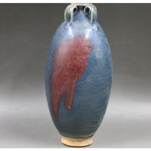 Antique SongDynasty porcelain VASE,white and blue,Pine & Lotus &,Dragon&Flower,Home Decoration collection & adornment