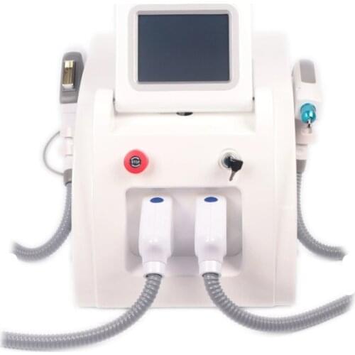 2 In 1 Hair Removal 532nm 1064nm Laser Nd Yag Remove Tattoo Machine Face Lift IPL OPT Salon Use Machine