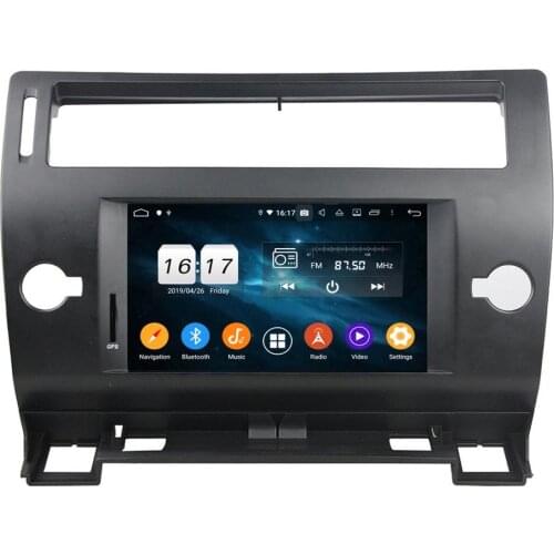 DSP PX6 6-Core 7" Android 10 Car Radio DVD Player for Citroen C4 2005-2011 GPS Navigation Bluetooth 5.0 WIFI Stereo Video Player