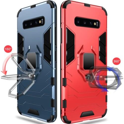 Phone case for Samsung S20 Plus s8 s10 S20 Ultra S10E s8 S10 Lite a40 a20e Samsung case with finger ring magnetic phone holder