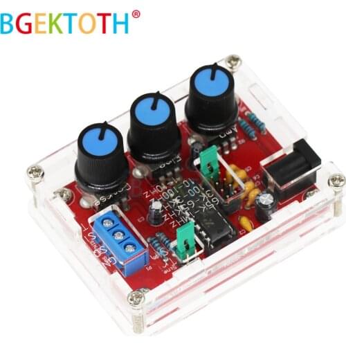 Function Signal Generator DIY Kit Square Output 1Hz-1MHz Signal Generator Adjustable Frequency Amplitude