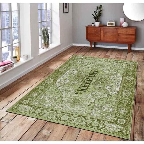 KEEP OFF 1 Classic Patterned Carpet , Fan Carpet Non Slip Floor Carpet,Teens Carpet,Area Rug
