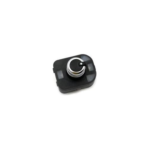 Matt Car Styling Chrome Mirror Adjustment Knob Switch For Audi A6 C6