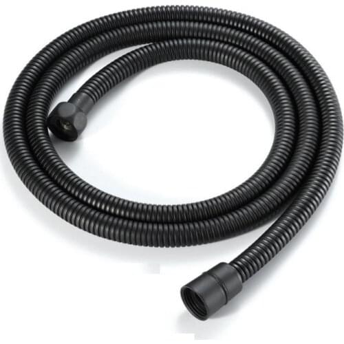Matt Black 1.5m 2m Shower Hose Soft Shower Pipe Common Flexible Bathroom Water Pipe Stainless steel