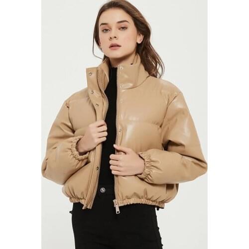 New 2021 fashion warm thicken cotton padded coats and jackets Stylish female bomber parka