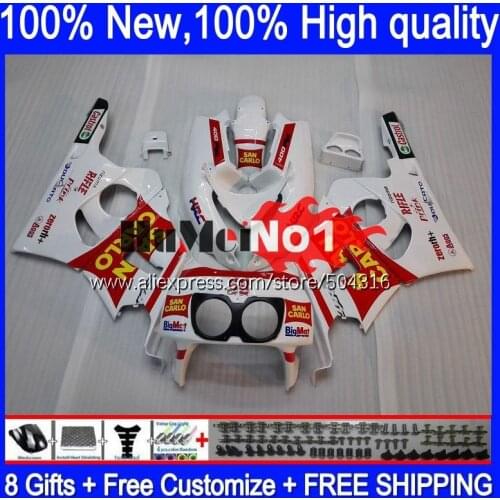 CBR400RR For HONDA CBR 400RR 400 RR 94 95 96 97 98 99 137MC.10 NC29 CBR400 RR white glossy 1994 1995 1996 1997 1998 1999 Fairing