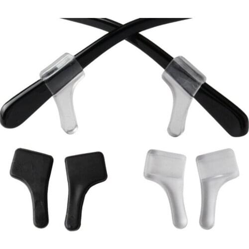 5Pairs Silicone Transparent Anti Slip Easy To Use Glasses Ear Hooks Eyeglasses Grip Temple Holder Accessories For Sports Eyewear