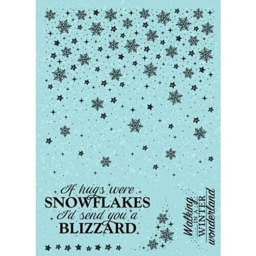 Snowflake Transparent Clear Silicone Stamp/Seal for DIY scrapbooking/photo album Decorative clear stamp M1432