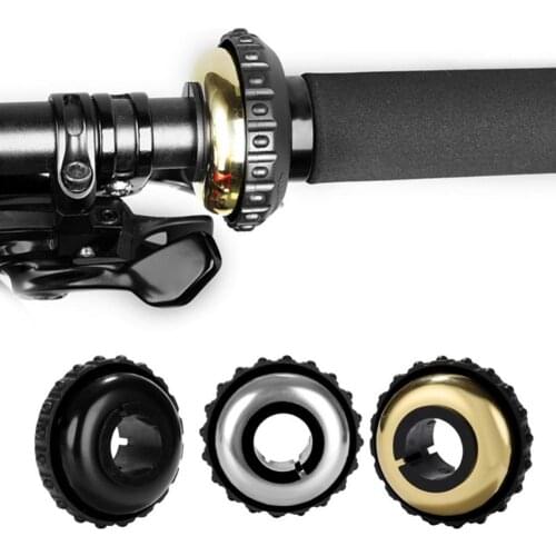 Bicycle Copper Bell Invisible Rotating Bike Handlebar Bell Ring Safety Warning MTB Road Bike Horn Alarm Cycling Accessories