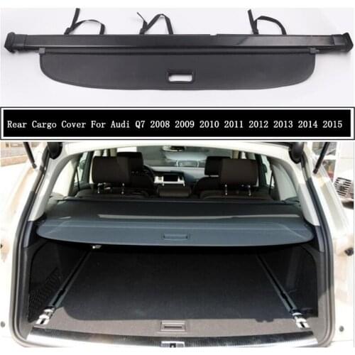 Rear Cargo Cover For Audi Q7 2008 2009 2010 2011 2012 2013 2014 2015 Privacy Trunk Screen Security Shield Shade Auto Accessories
