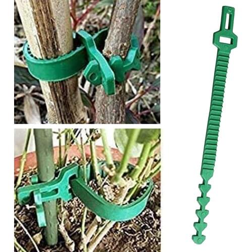 10Pcs 35/24cm Tree Ties Straps Supports Heavy Duty Shrub Ties Adjustable Interlock Garden For Shrub Rose Tree Plant Support