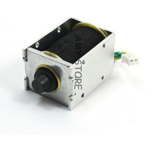 5mm 1200g Open Frame Holding Force Electromagnet Solenoid 24VDC 1.41A