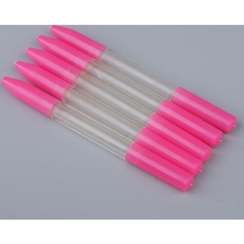 5x Plastic Pink Watch Clock Grandfather Clocks Oil Pen For Oiler Repair Tool
