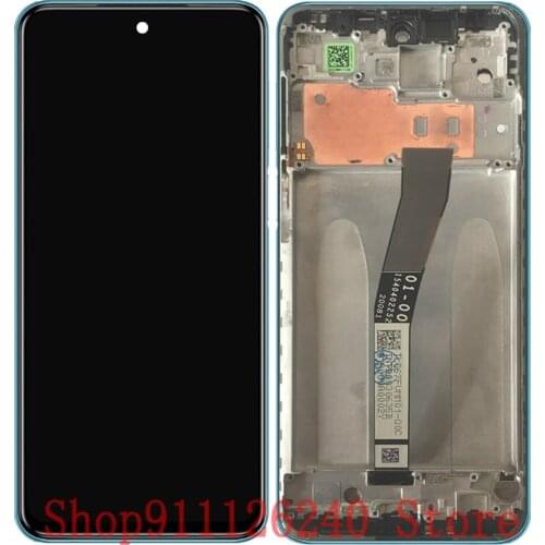 A+ LCD For Redmi Note 9s M2003J6A1G Lcd Display Touch Screen Digitizer Assembly Frame For Xiaomi Redmi Note 9 Pro M2003J6B2G