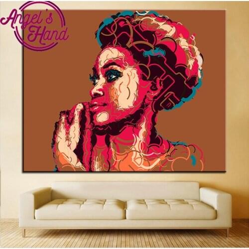 Diamond embroidery African Women 5d diamond painting sale full diamond mosaic picture of rhinestones cross-stitch kit home decor