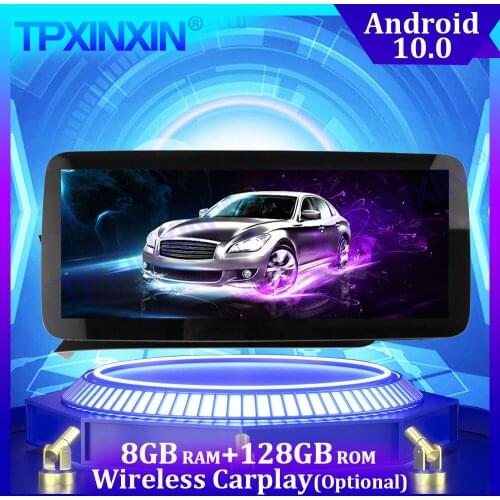 For Mercedes Benz C Class 2011-2014 Car Android 10.0 8G+128G GPS Navigation Multimedia Auto Radio Stereo Tape Recoder Head unit