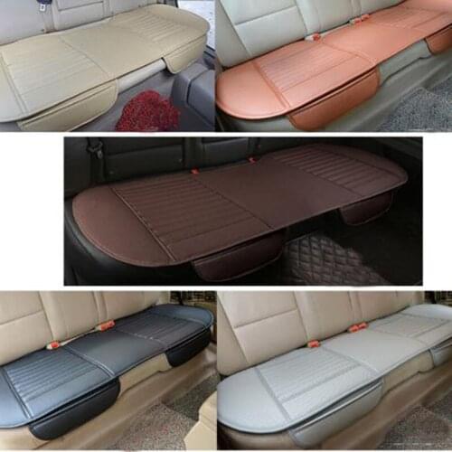 Car PU leather seat cover four seasons universal cushion car cover car interior non-slip backless car seat cushion set
