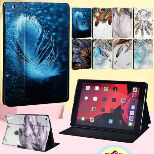 Tablet Case for Apple IPad Mini 1/2/3/4/5/iPad 2/3/4/ipad 8 2020 8th Gen/Pro 11" 2018 2020 Shockproof Feather Series Cover Case