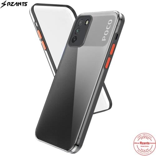 Rzants For Xiaomi POCO M3 Phone Case HD Transparent [Dazzle] Shockproof Ultra Thin Slim High Clear Cover