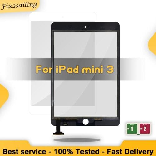 For iPad Mini 3 Touch Glass Screen Digitizer With IC Conector For iPad mini 3 A1599 A1600 A1601 With/Without Key