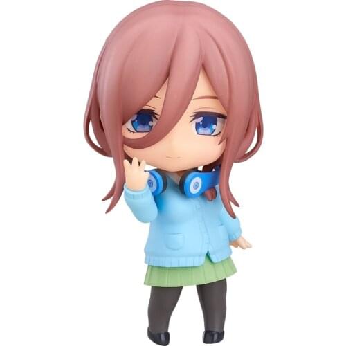 Pre-Sale The Quintessential Quintuplets Nakano Miku Anime Action Figure Q Version Decoration Model 10 Cm Collectible Toys Gifts