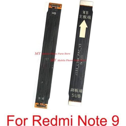 10 PCS Top Quality Main Board Motherboard Flex Cable For Xiaomi Mi Redmi Note 9 Note9 Mainboard Connector Flex Cable Repair Part