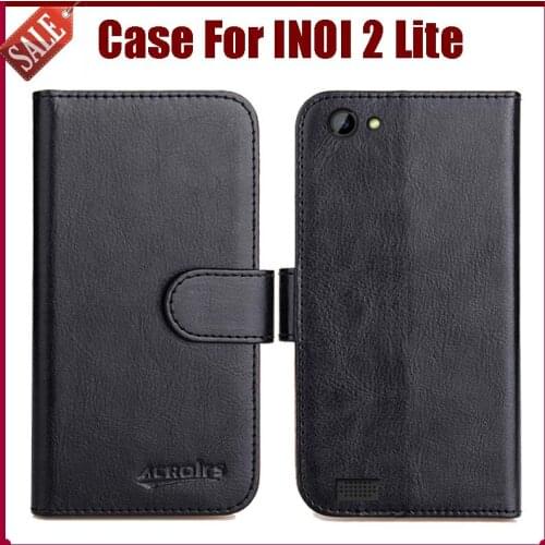 Hot Sale! INOI 2 Lite Case New Arrival 6 Colors High Quality Flip Leather Protective Phone Cover For INOI 2 Lite Case