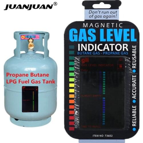 Propane Butane LPG Fuel Gas Tank Level Indicator Magnetic Gauge Caravan Bottle Temperature Measuring Stick 20%off