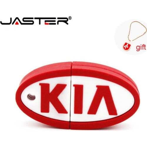 JASTER KIA pen drive silicone car key 4GB 8GB 16GB 32GB 64GB bulk cartoon usb drive pendrive usb flash drive memory stick gift