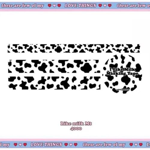 Korean Ins Milk Leopard Print Paper Washi Tape Adhesive Tape Marble Pattern DIY Scrapbook Diary Stationery Decorative Stickers