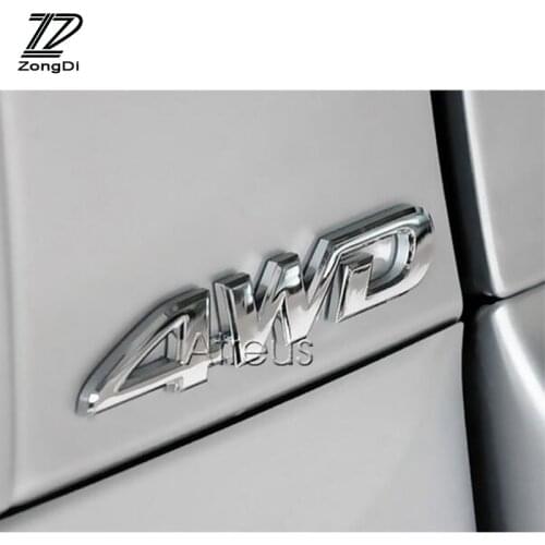 ZD 3D Car Metal Stickers For 4X4 4WD Decals Tuning Styling Cyter For Alfa Romeo 159 BMW E46 E39 E36 E90 Audi A3 A6 C5 A4 B6 B8