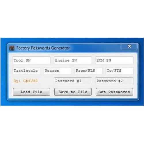 New ET FACTORY PASSWORDS GENERATOR [USB dongle]Support Windows 2003/XP/Vista/7/8/10