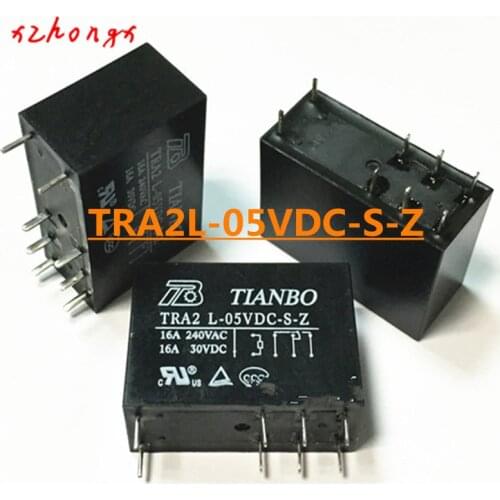 3PCS TRA2L-12VDC-S-Z TRA2L-05VDC-S-Z TRA2L-24VDC-S-Z TRA2L-48VDC-S-Z 8PINS 16A 12VDC Power Relay